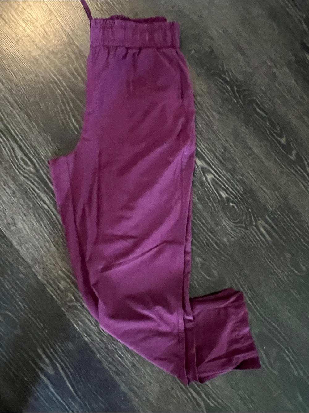 Zella Deep Plum Elastic Waist Active Pants